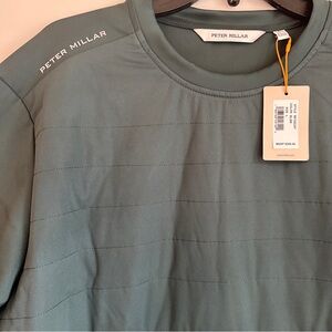 NWT PETER MILLAR Men’s Large Pullover Mock Neck! Size Large MSRP 200
